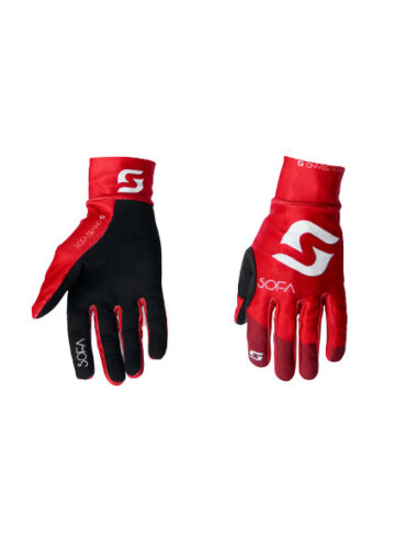 Front and back of Evolution wave MX gloves