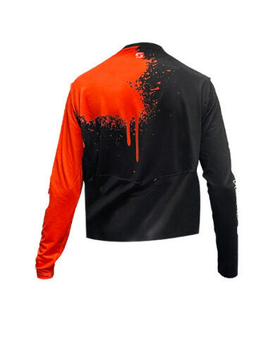Photo of back of Evolution youth MX jersey Drip