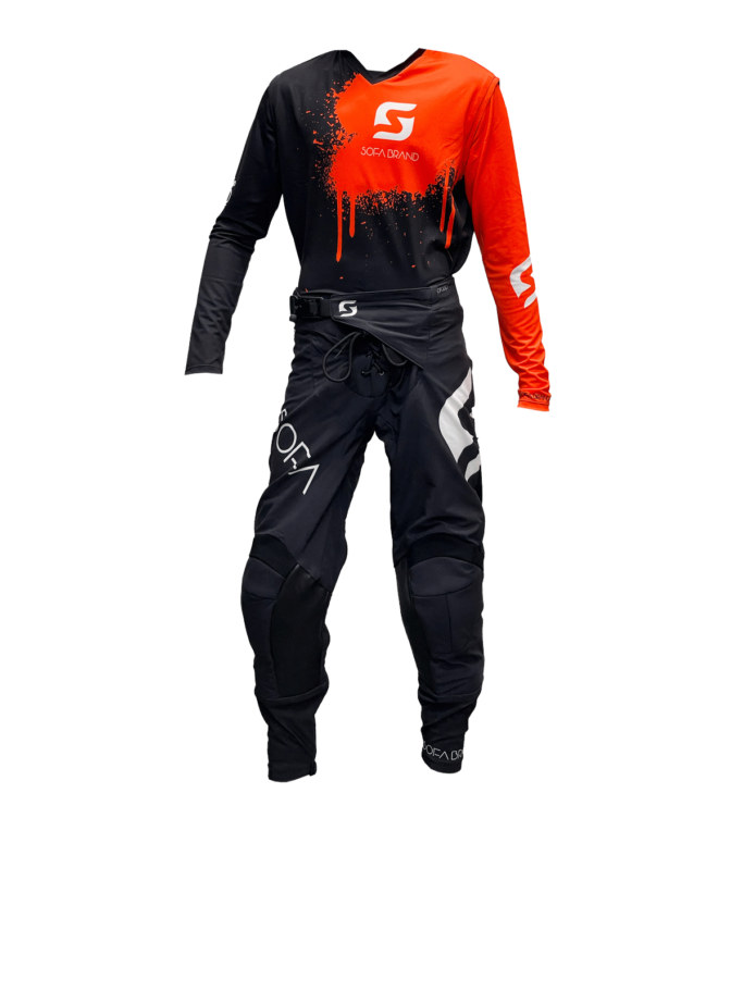 Evolution Drip - Orange Youth Motocross Gear - SOFA™