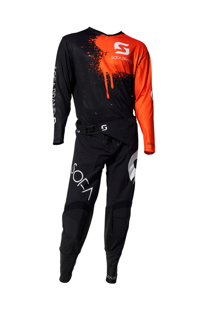 Evolution Drip - Orange Motocross Gear Set - SOFA™